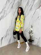 Blazer Floreale Lime