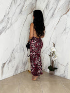 Abito Leopardato Satin