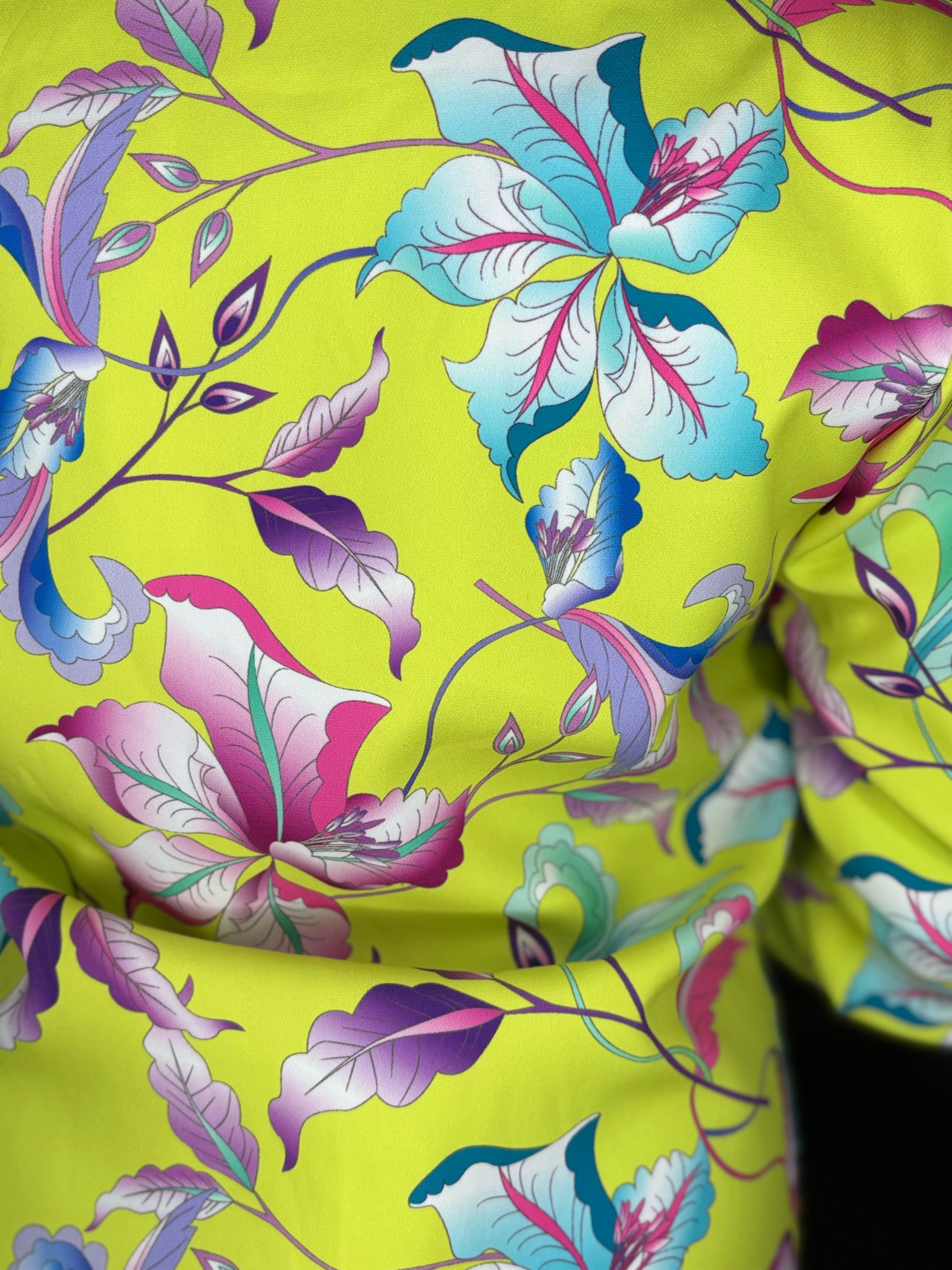 Blazer Floreale Lime