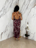 Abito Leopardato Satin