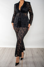 TAILLEUR LACE BLACK