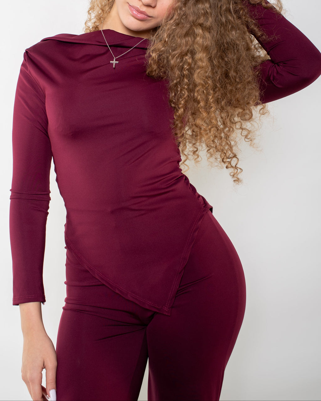 Coordinato Bordeaux Satin