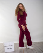 Coordinato Bordeaux Satin