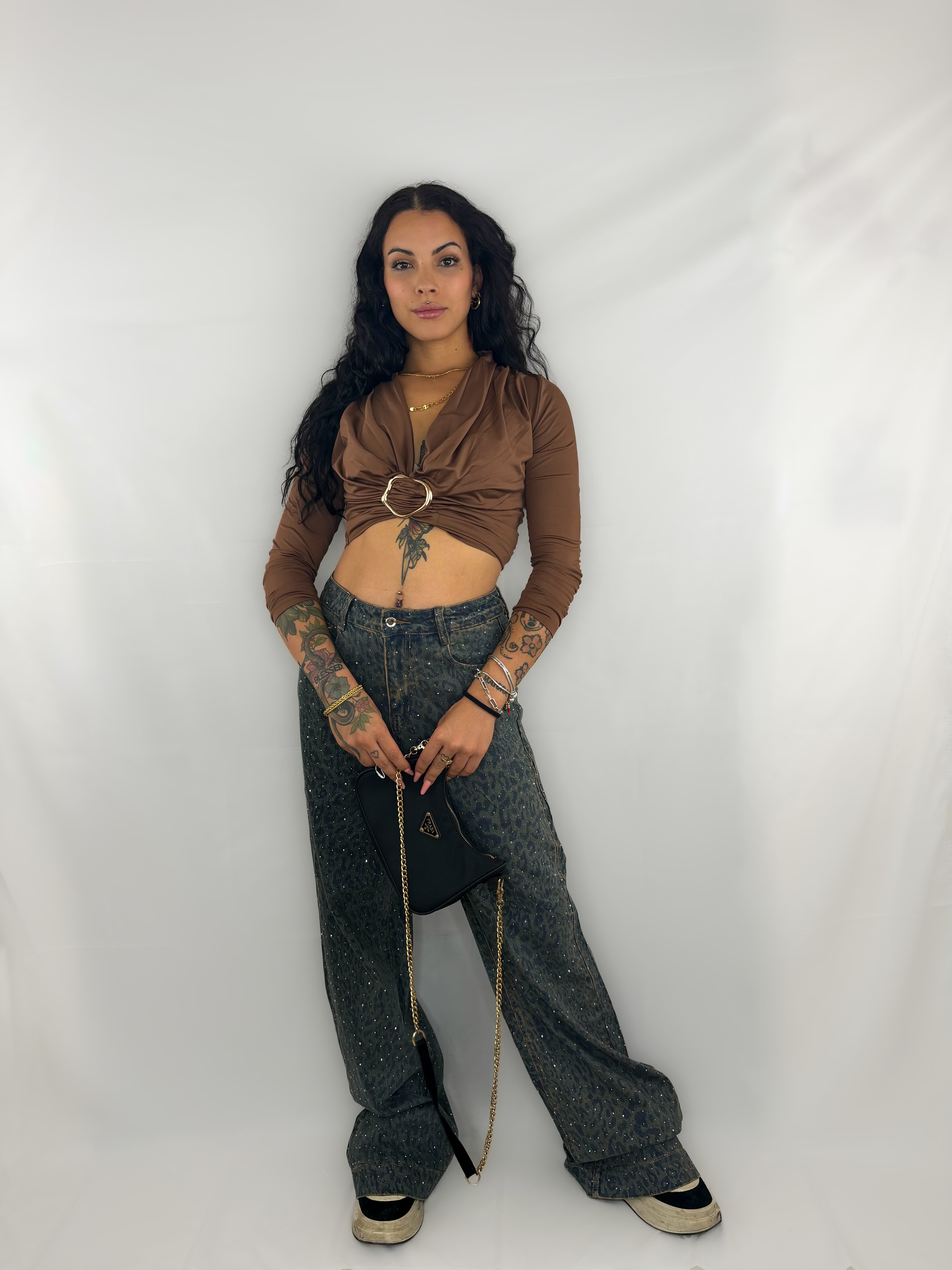 Crop Infinity Twist