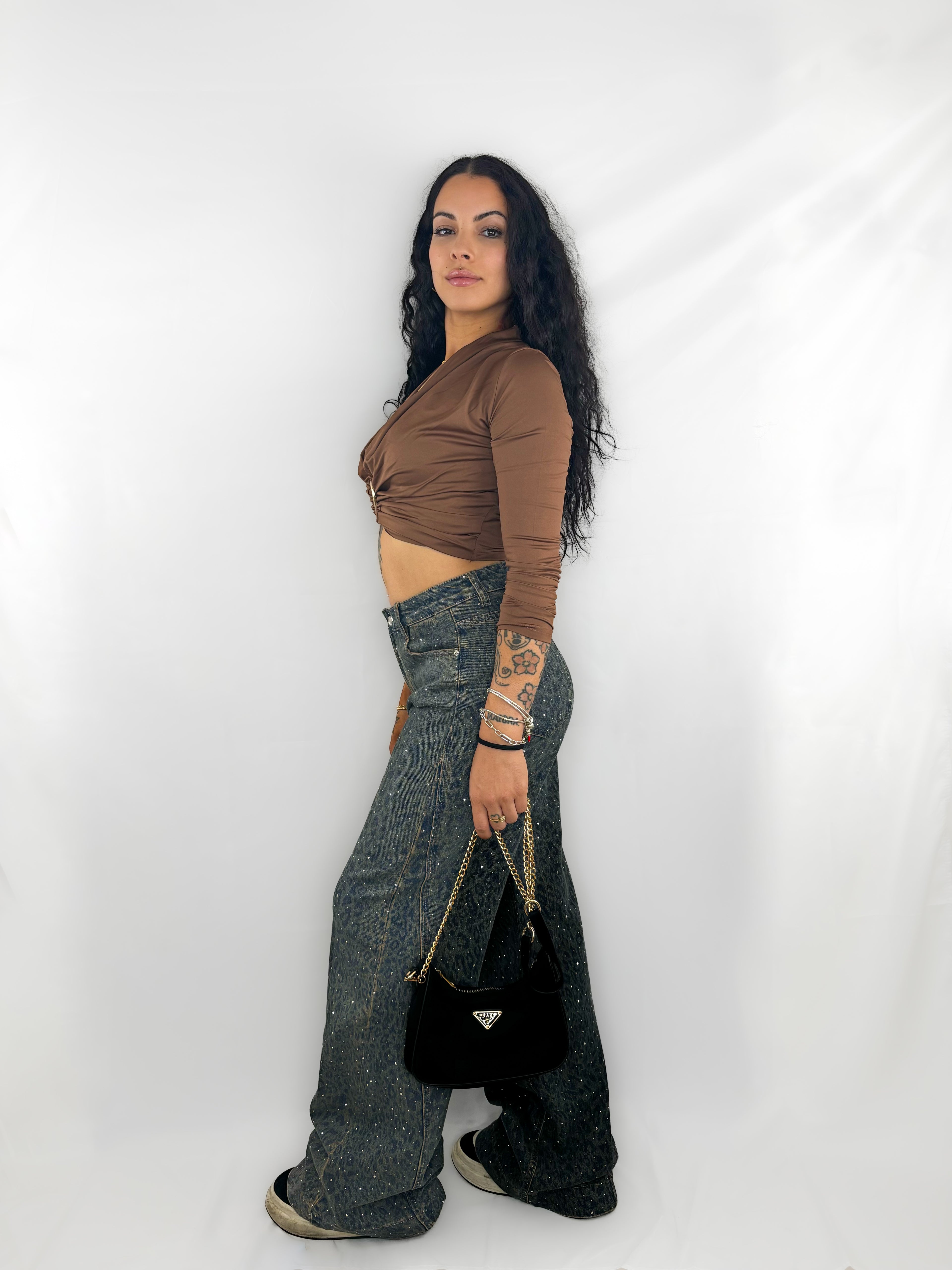 Crop Infinity Twist