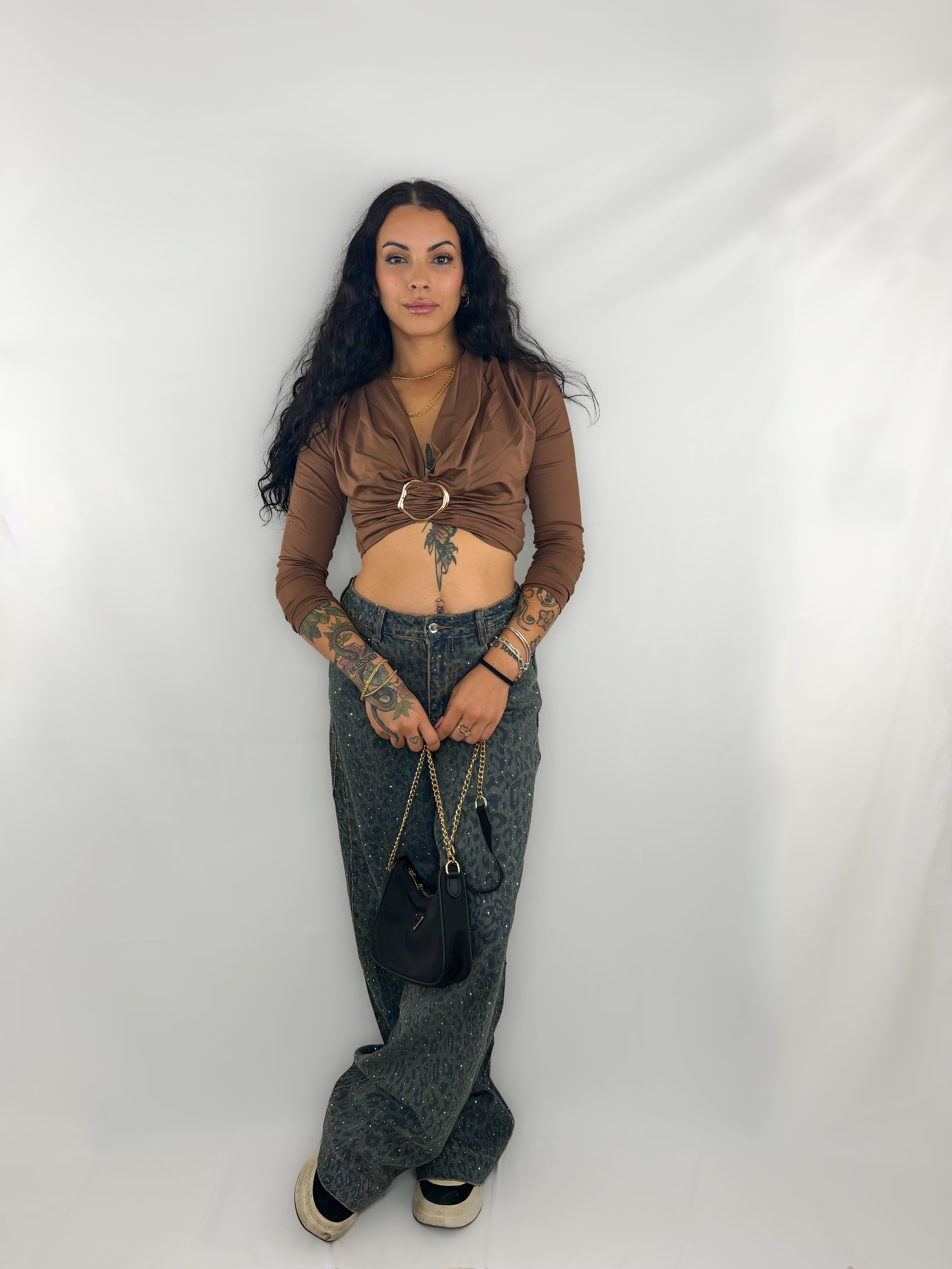 Crop Infinity Twist
