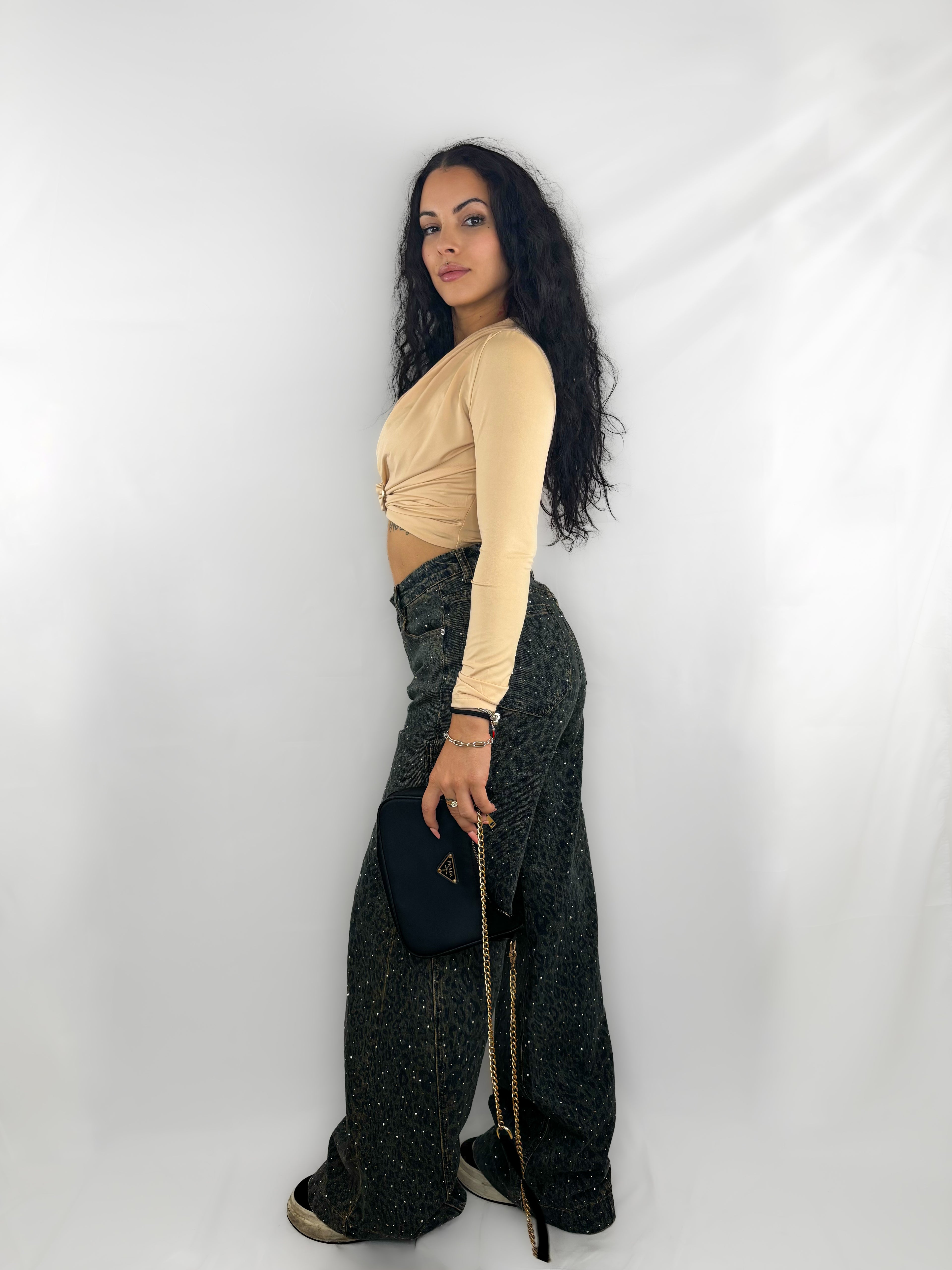 Crop Infinity Twist