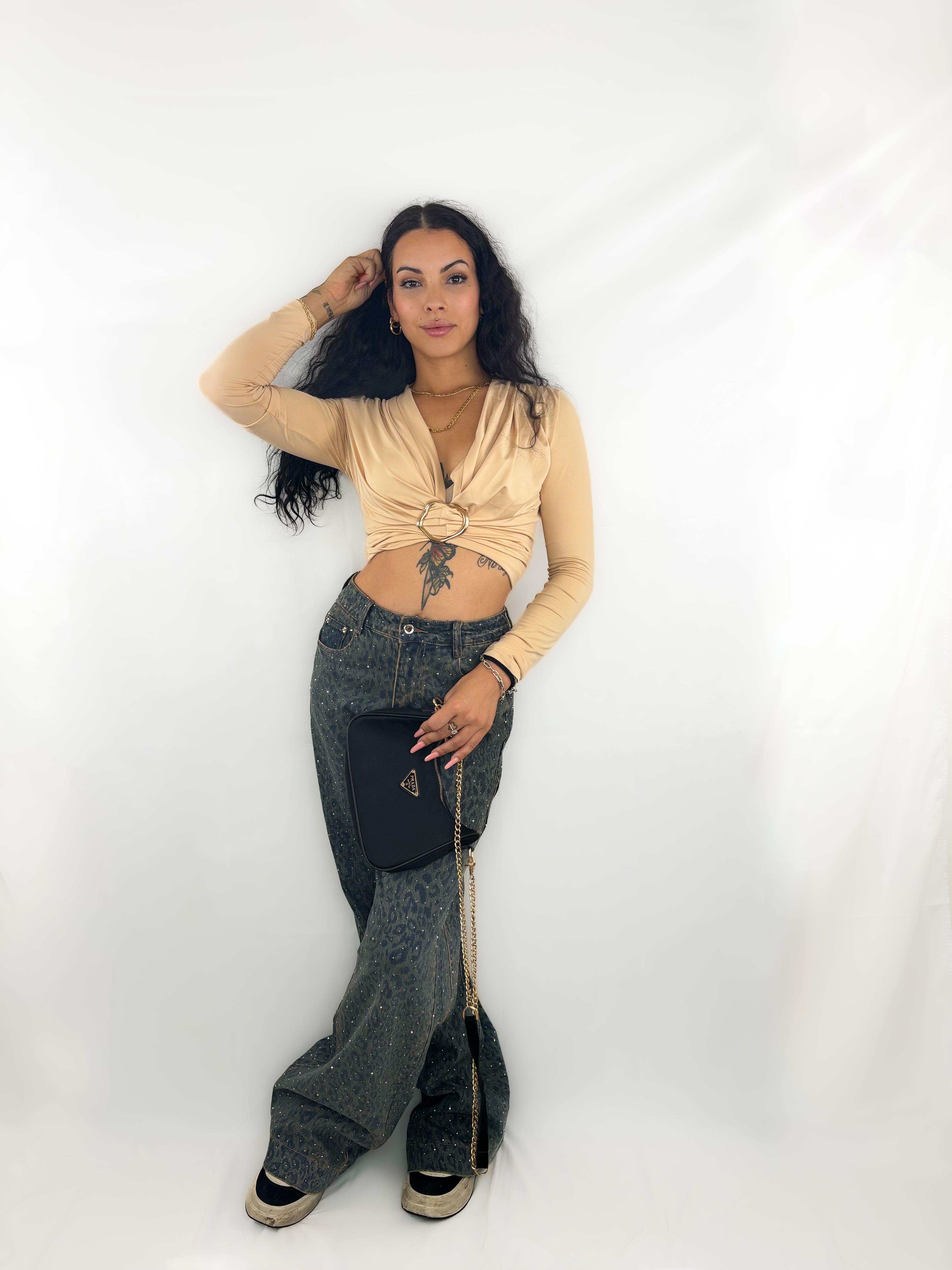 Crop Infinity Twist