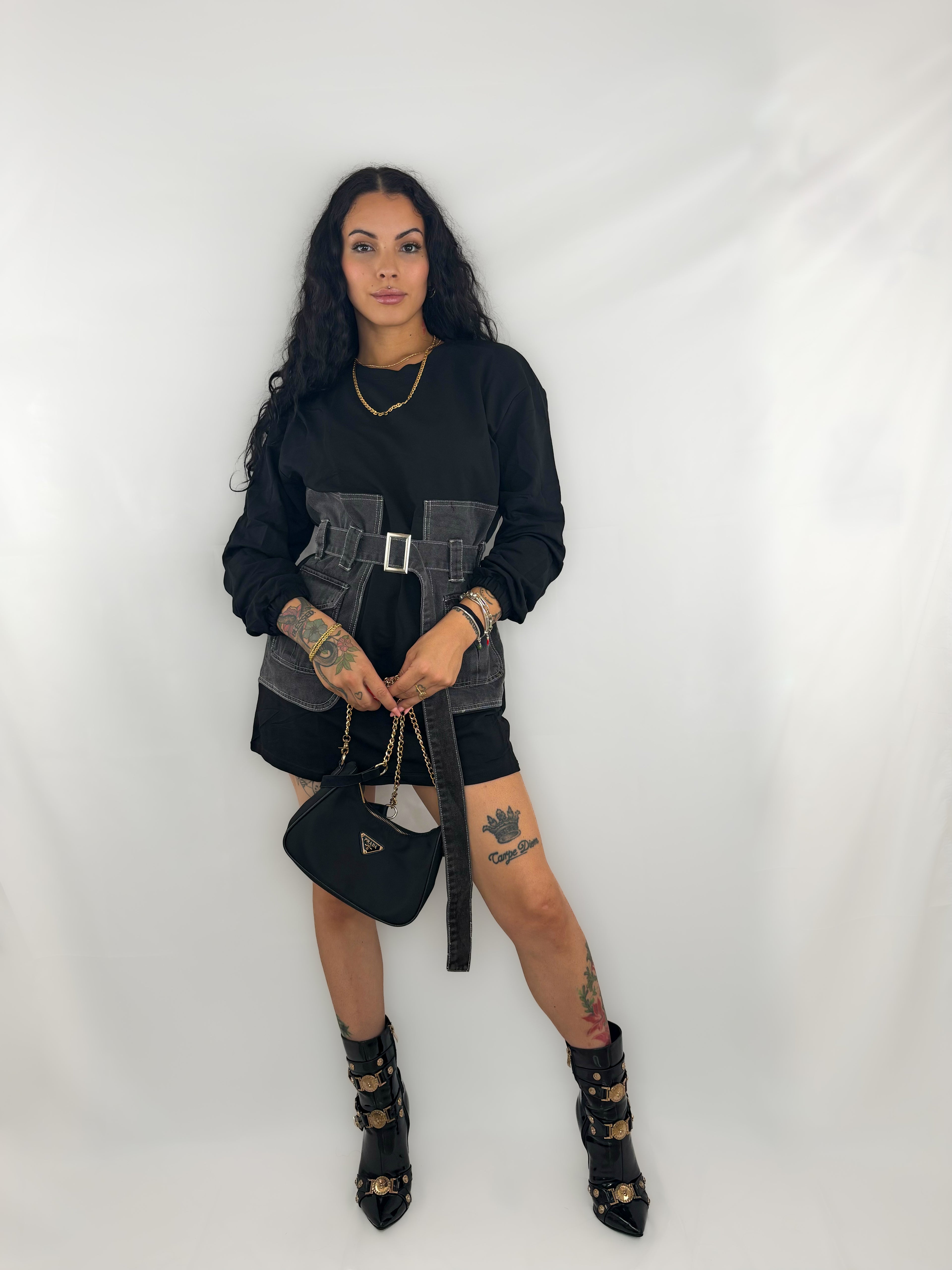Abito Denim Waist
