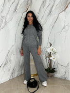 Coordinato Treccia Grigio