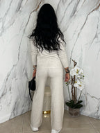 Coordinato Treccia Bianco