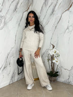 Coordinato Treccia Bianco