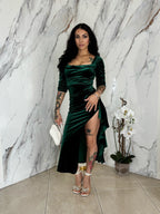 ABITO VELVET SMERALDO