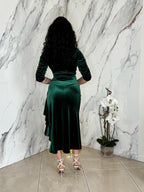 ABITO VELVET SMERALDO