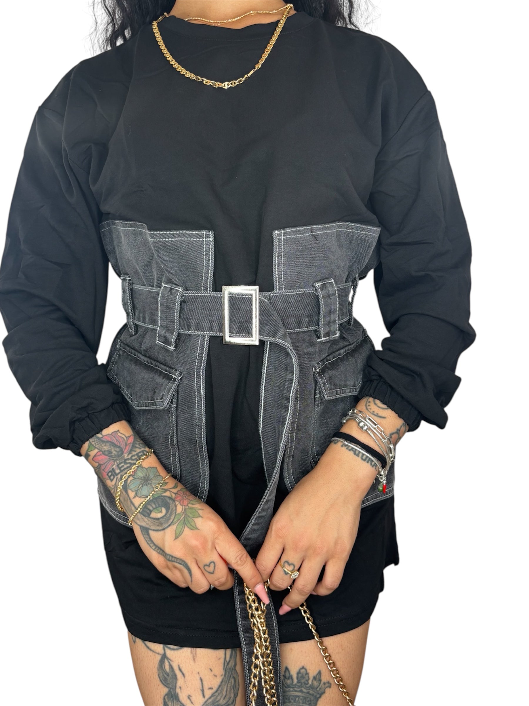 Abito Denim Waist