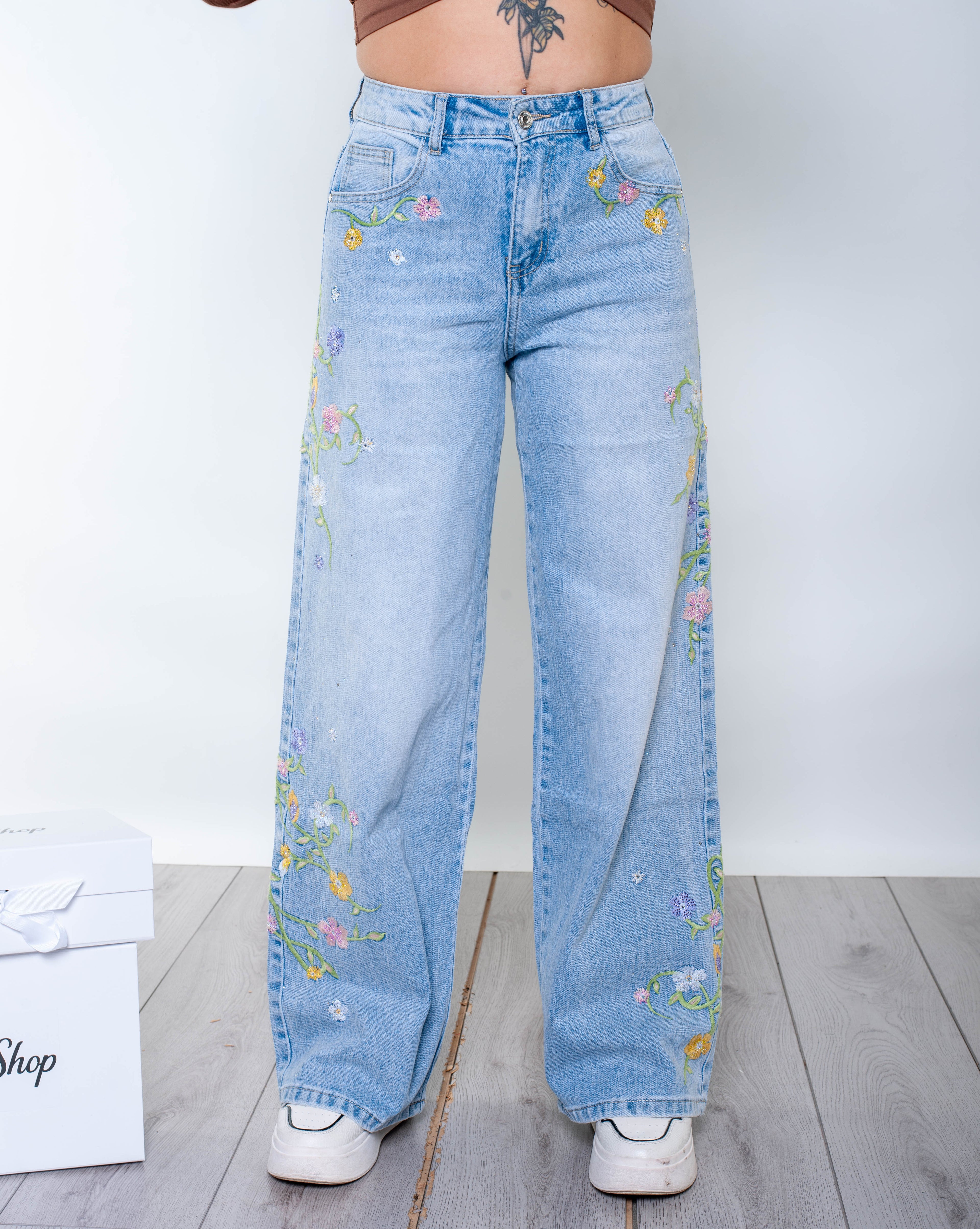 JEANS BLOOM FLOR